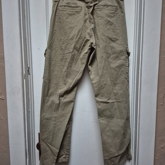 Wrangler Relaxed Fit Tan Cargo Pants - 100% cotton - 30 X 32 - Picture 2 of 4